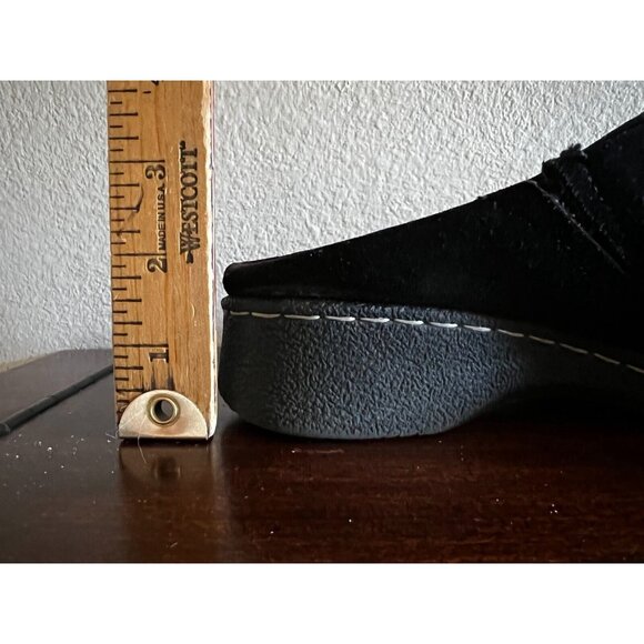 Naturalizer Kaira Clog Mule Shoes Womens 8M Black Suede Comfort Slip On Solid - Picture 6 of 11